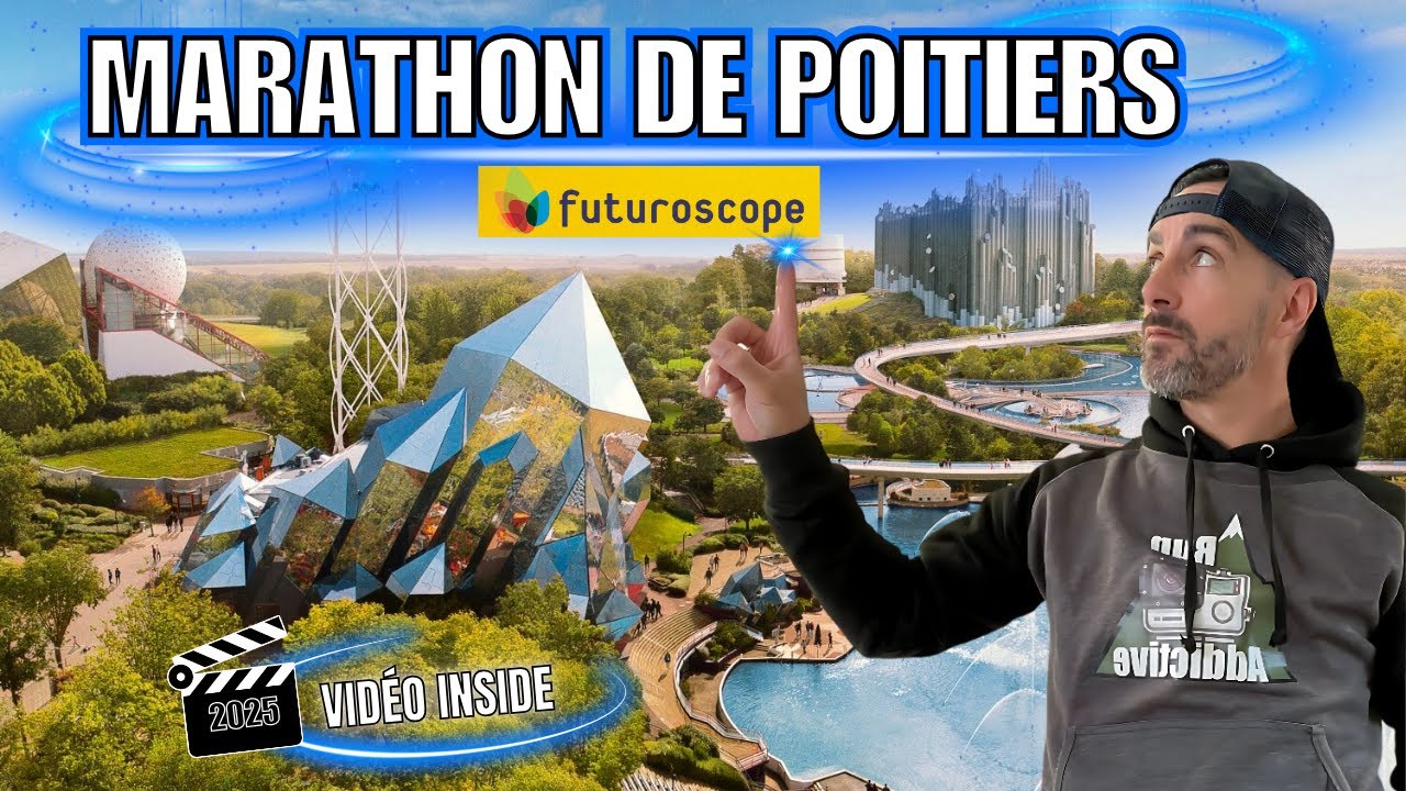Marathon de Poitiers 2025🏃‍♂️‍➡️Futuroscope📡reportage 