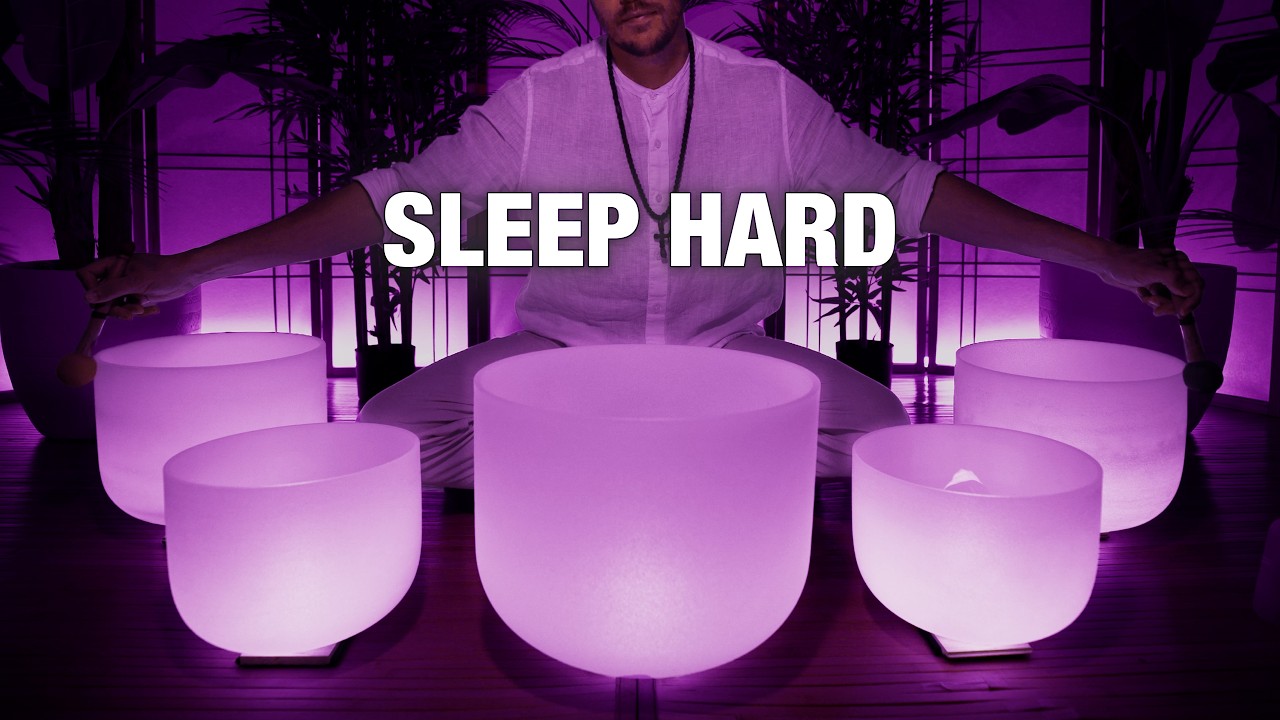 **SLEEP LIKE A ROCK** - Crystal Bowl Sound Bath