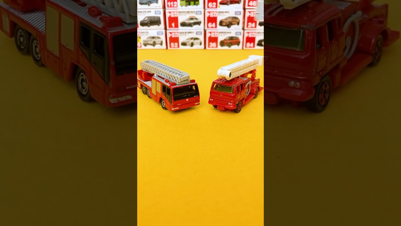 Who Is the Ladder Fire Truck&rsquo;s Friend? 🚒❓ Tomica & Hot Wheels Friends