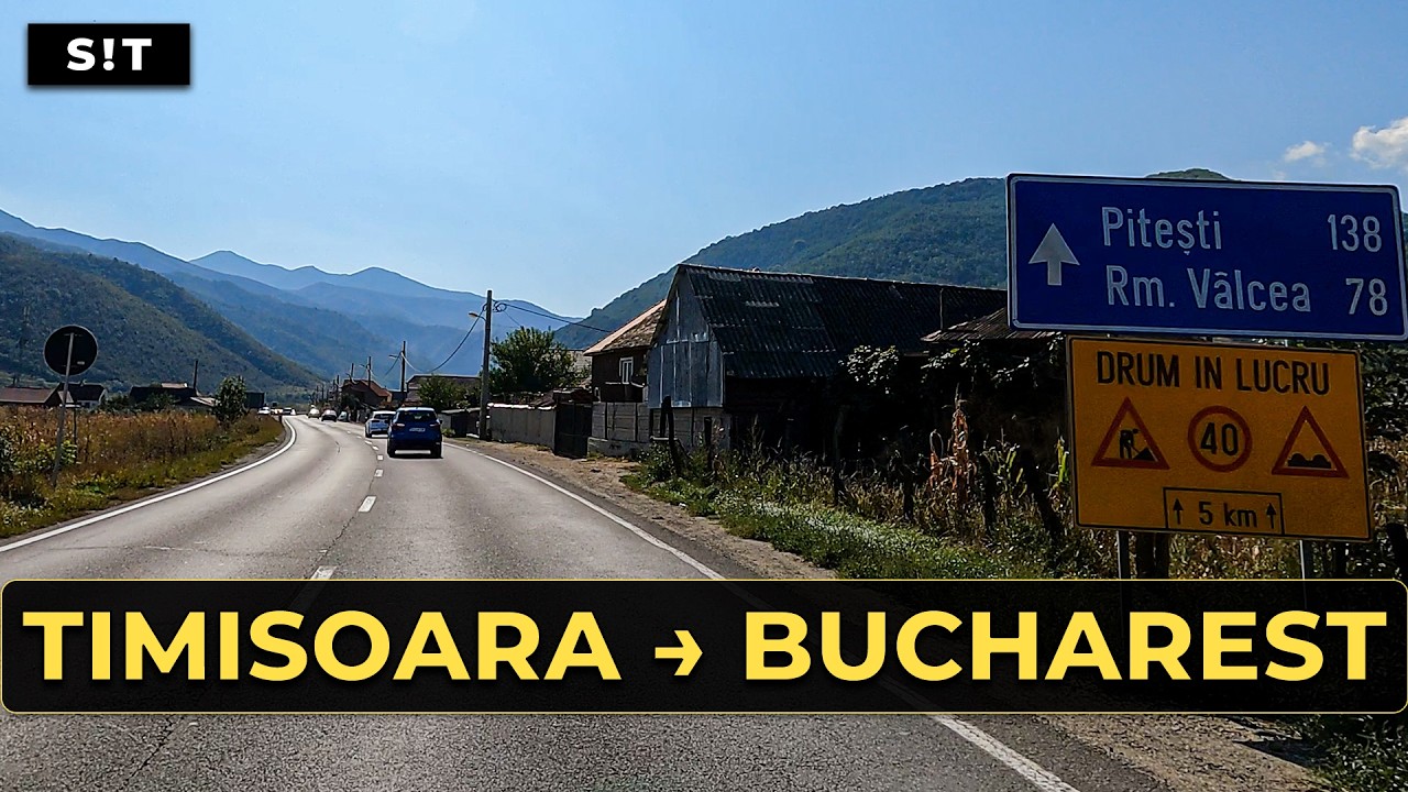 This 7 Hour Drive in Just Minutes 🚗 Romania POV