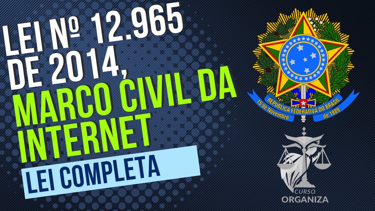 Marco civil da internet  completo