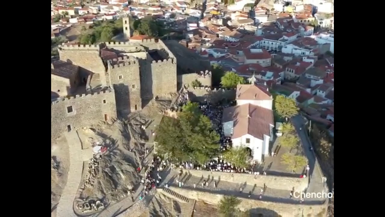 Montanchez Virgen Consolación del Castillo. Subida a la ermita 2019