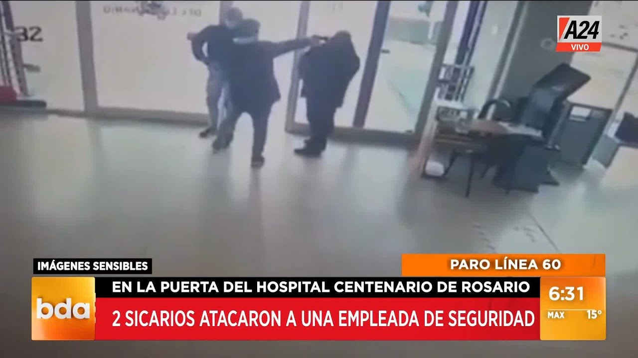 Rosario caliente: ataque sicario en el Hospital Centenario I A24