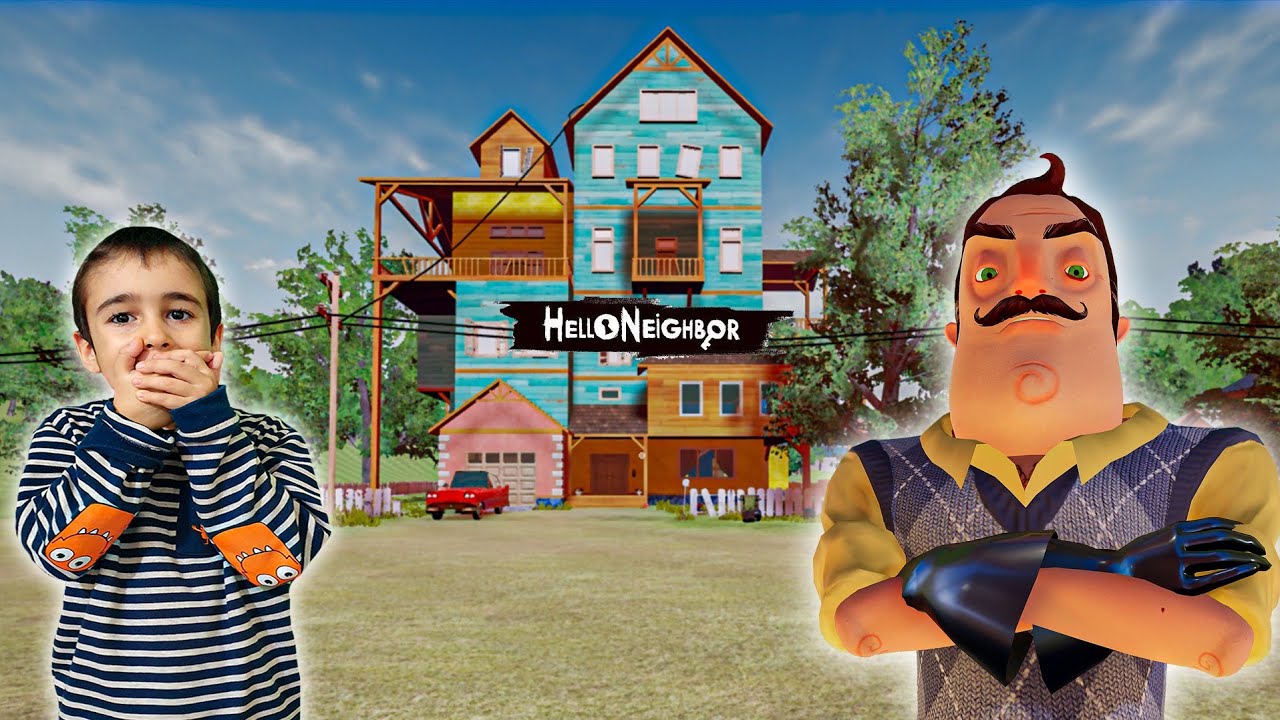 HELLO NEIGHBOR AMCANIN EVİNDEKİ KUTULARIMIZI ALDIK!! HELLO NEIGHBOR ALPHA