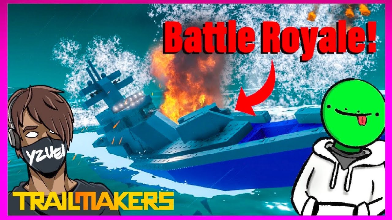 We Built Battleships And Had a Free-For-All! (ft. Stickylizard Gaming) | Trailmakers Multiplayer