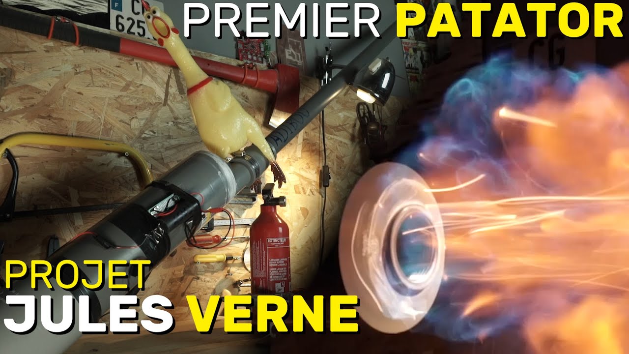PREMIER CANON (PATATOR) CONSTRUCTION & TEST// Jules Verne #1