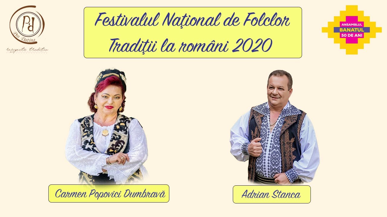 Carmen Popovici Dumbravă⎥Adrian Stanca⎥#prodatina⎥Tradiții la Rom&acirc;ni 2020⎥Banatul 50 de ani⎥#video