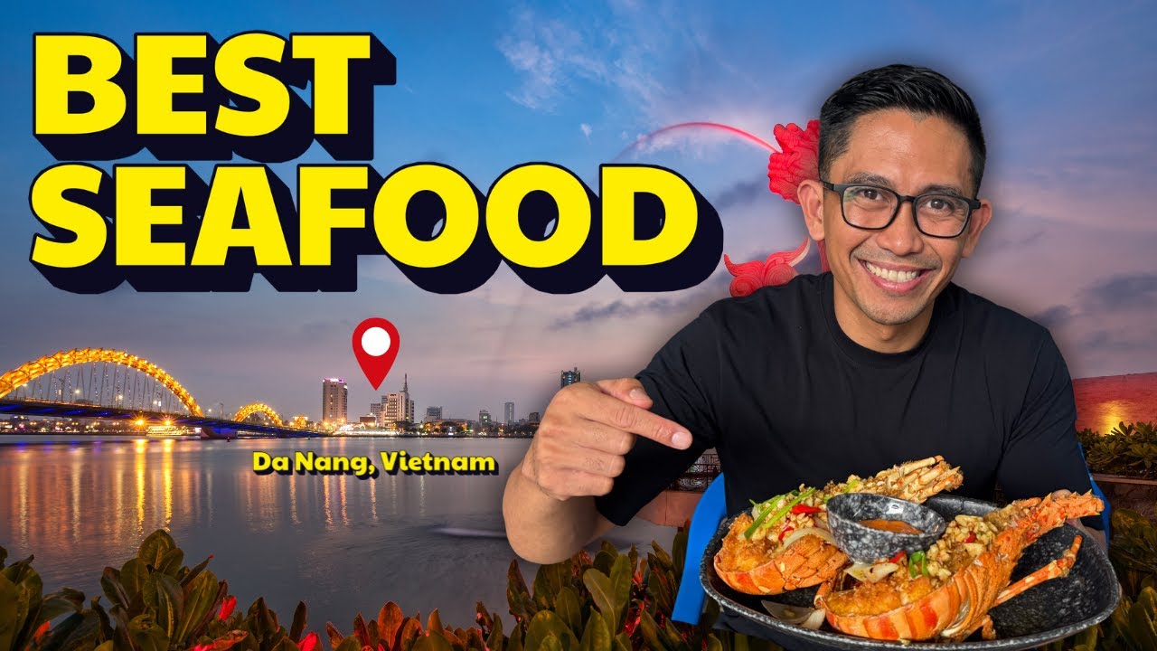 Пир с лобстерами, крабами и гигантскими креветками в ресторане Nam Danh Seafood Da Nang!