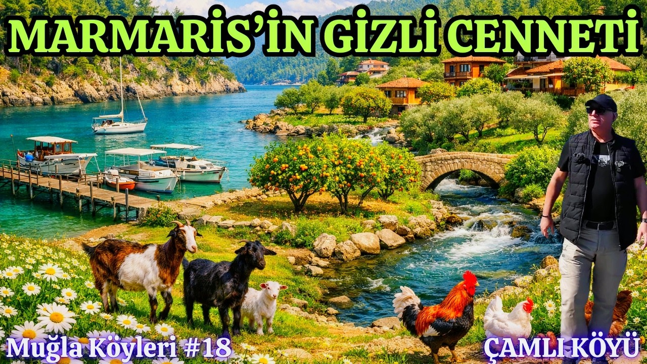 Marmaris’te Saklı Cennet! Çamlı Köyü / KİRALIK VE SATILIK EV ARSA FİYATLARI @AdosTatilde
