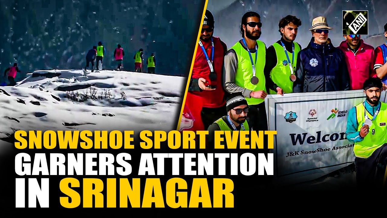 J&K’s Snowshoe Association organises Snowshoe sport event in Srinagar