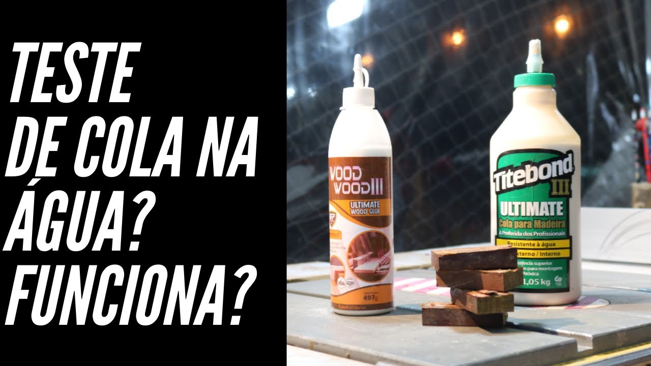 Тест клея в прессе и в воде, результат? Wood Wood III и Titebond III