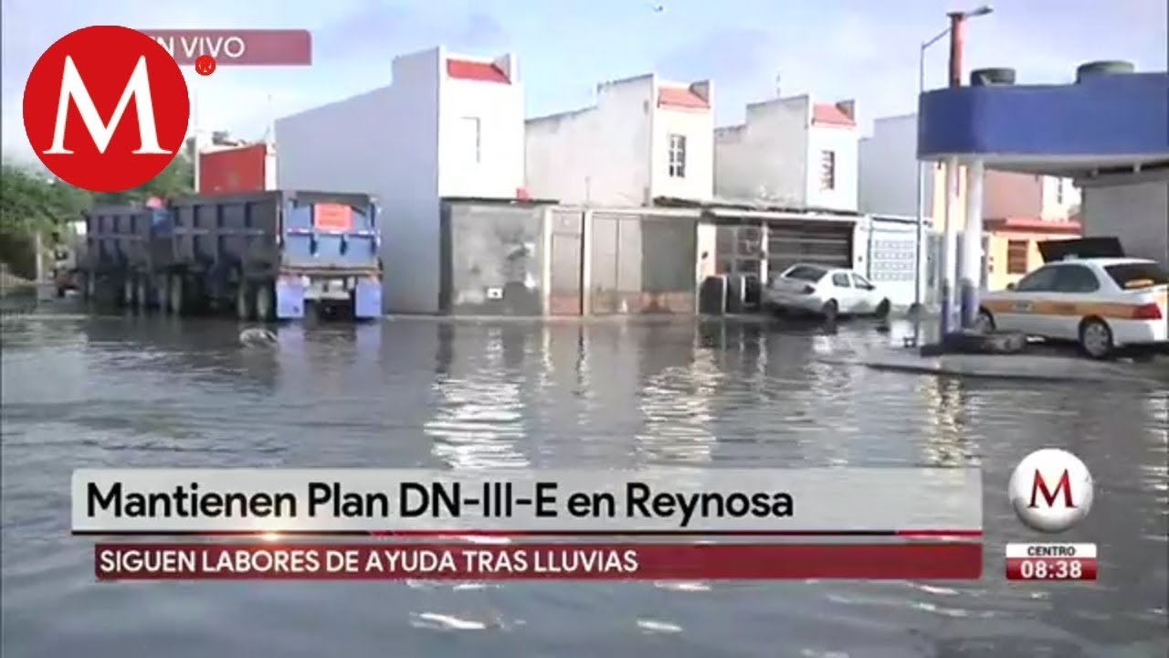 Mantienen Plan DN-III-E por inundaciones en Reynosa