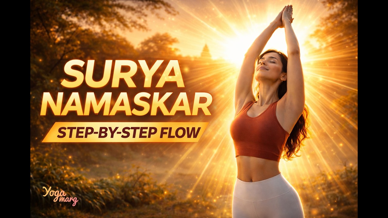 Surya Namaskara Step-by-Step | Complete Sun Salutation Flow