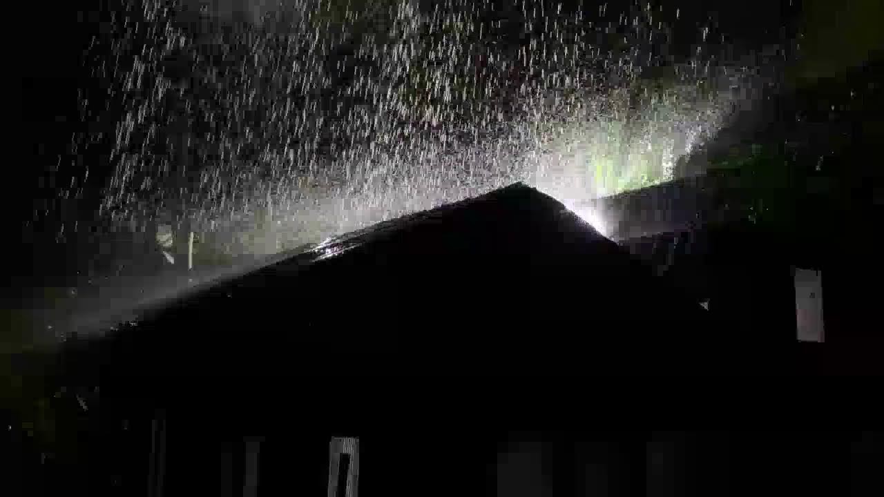 Rain on Roof Sounds for Sleeping 😴 Tin Roof Rain for Deep Sleep & Relaxation