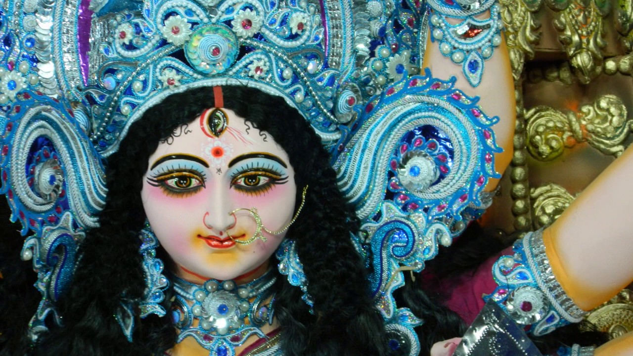 Beautiful sculpture of Maa Durga Bilaspur (C.G.) 2019