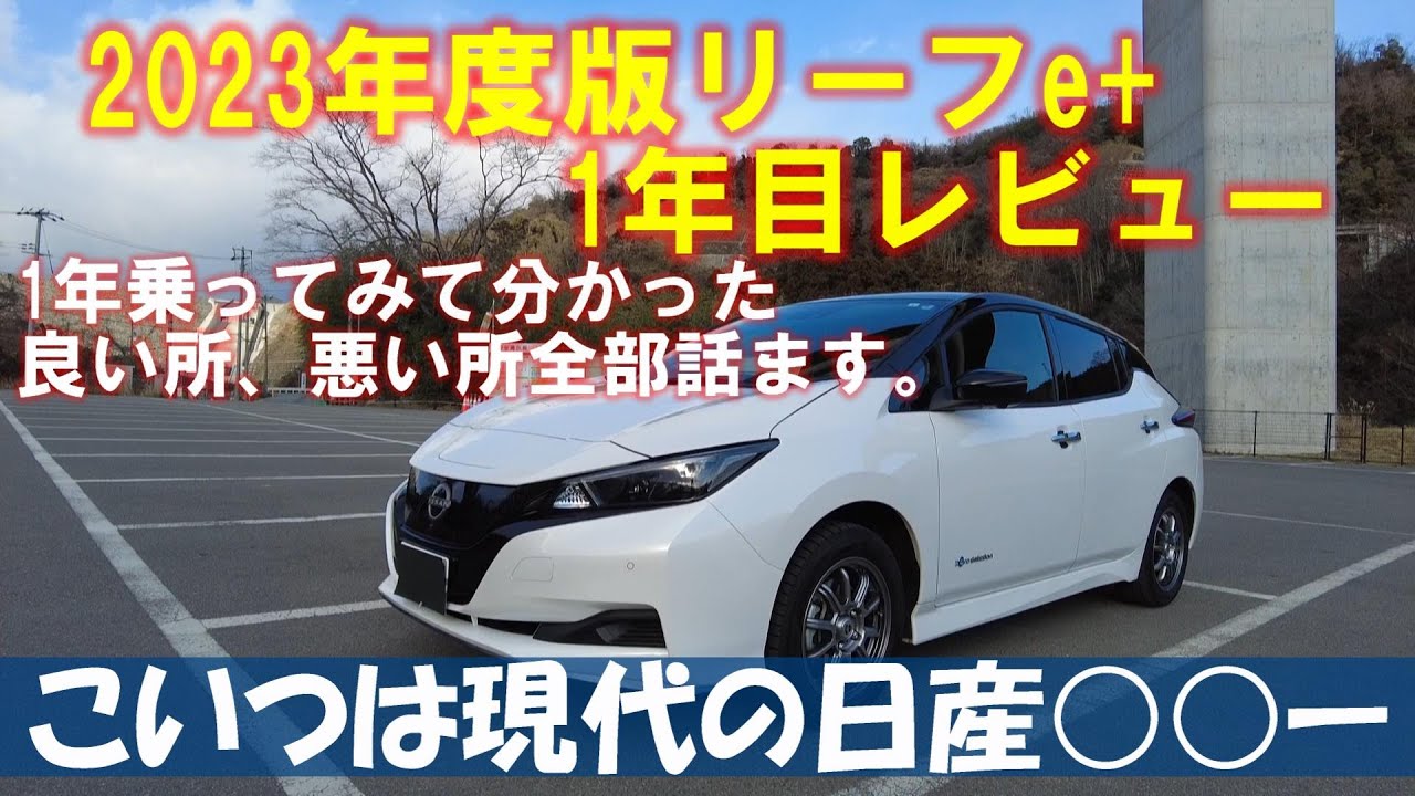2023年度版リーフe+1年目のユーザーレビュー