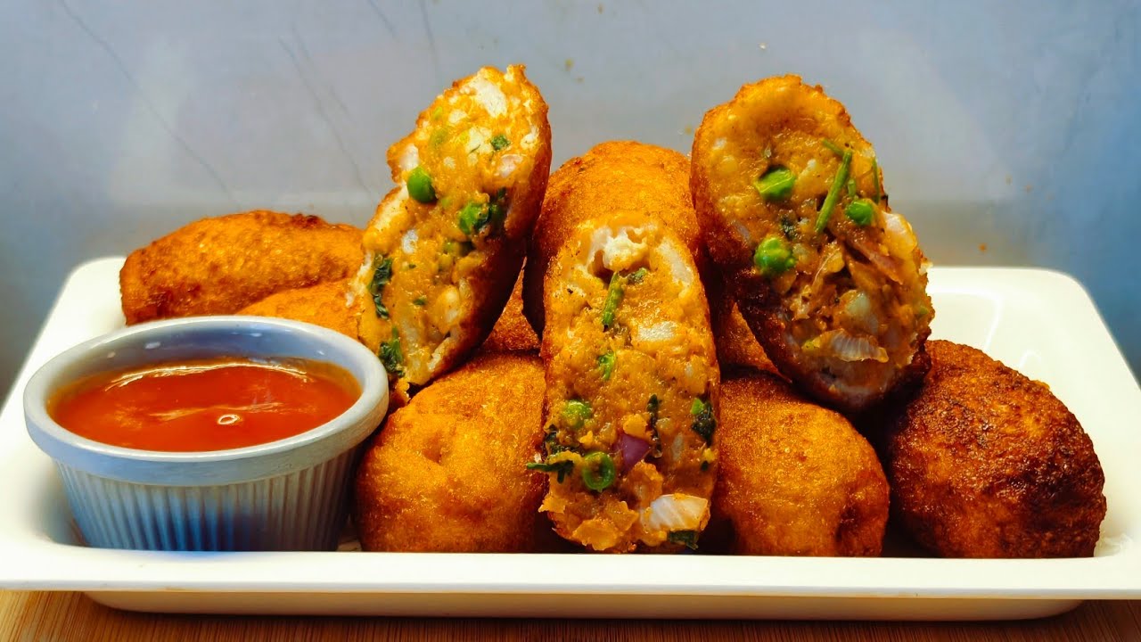 5 मिनट में क्रिस्पी ब्रेड रोल|बाहर से करारे, अंदर से सॉफ्ट|Market-Style Bread Rolls at Home