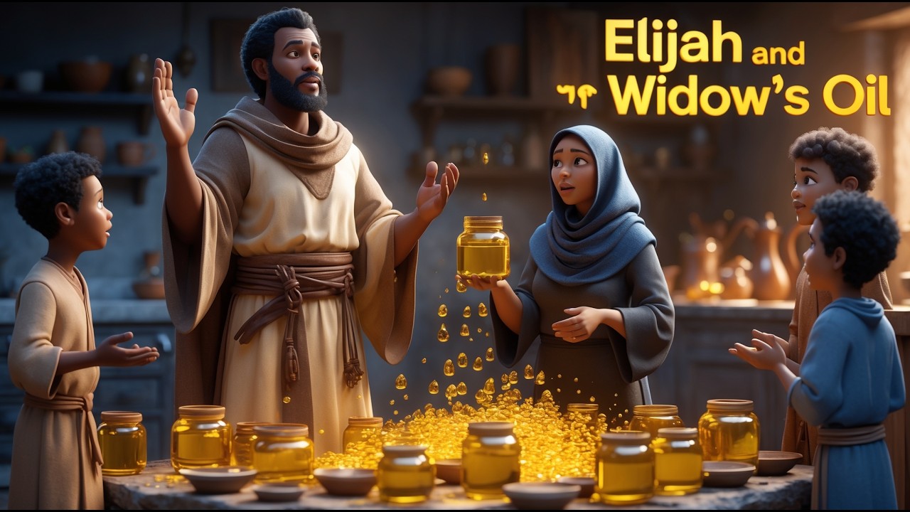 The Story Of Elijah And The Widow,s Oil