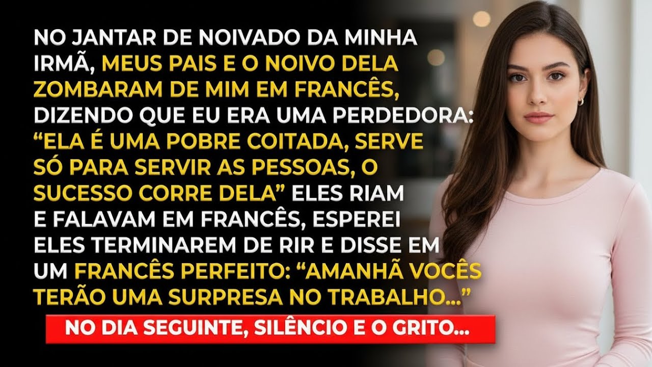 Ele me atacou com ofensas em francês na frente da família — e se surpreendeu quando respondi