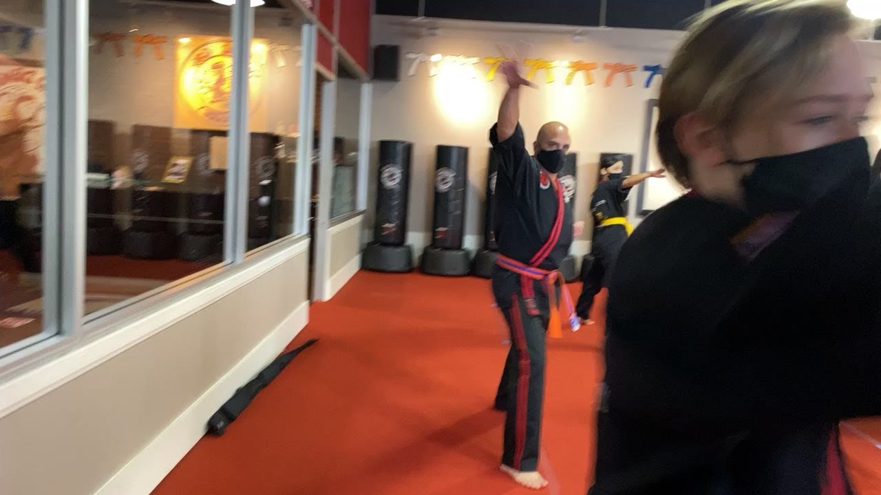 Teen and Adults are doing amazing on their Self Defense moves!