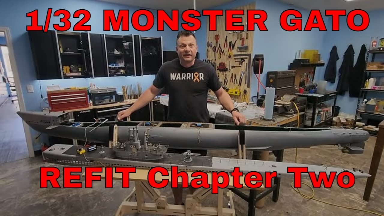 1:32 Scale MONSTER US Balao Class RC Submarine Refit - Chapter Two