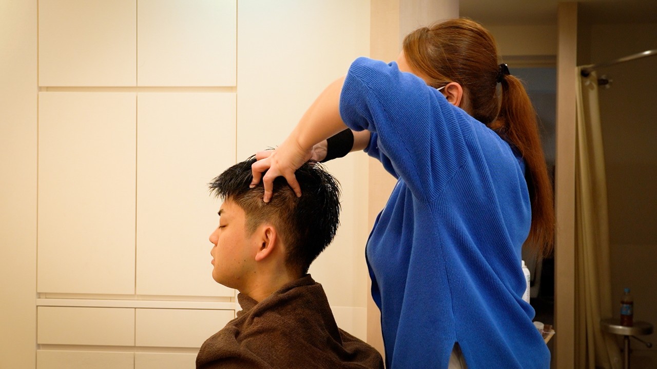 Traditional Japanese barbering: Delicate shaving and supreme ear acupressure at 