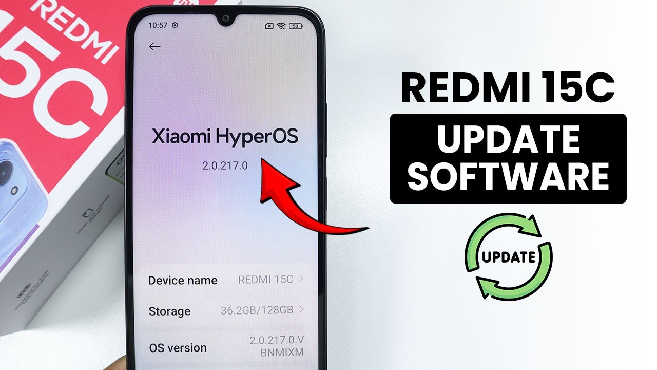 How to Update System Software in Redmi 15C - HyperOS