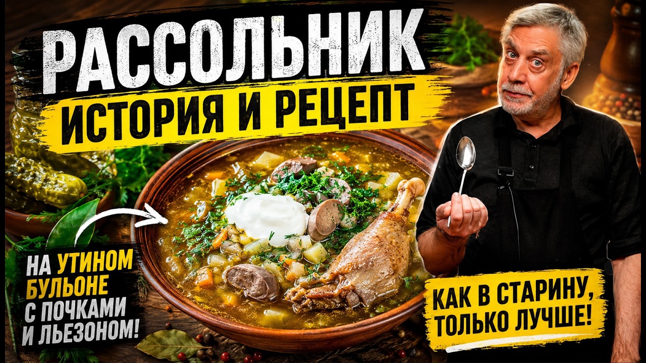 Рассольник 🥒 История и мой рецепт 👨‍🍳