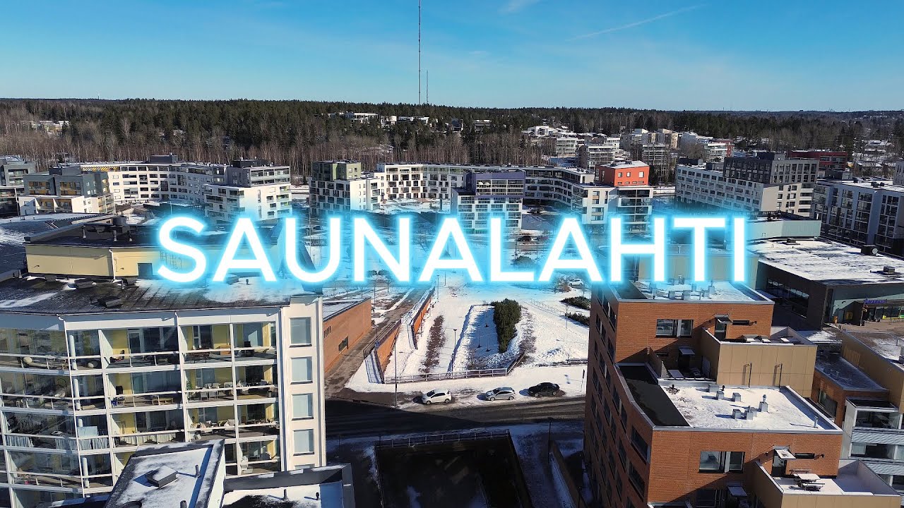 Drone Flight in Saunalahti Espoo Finland | Drone Video 4K | Dji Mini 3