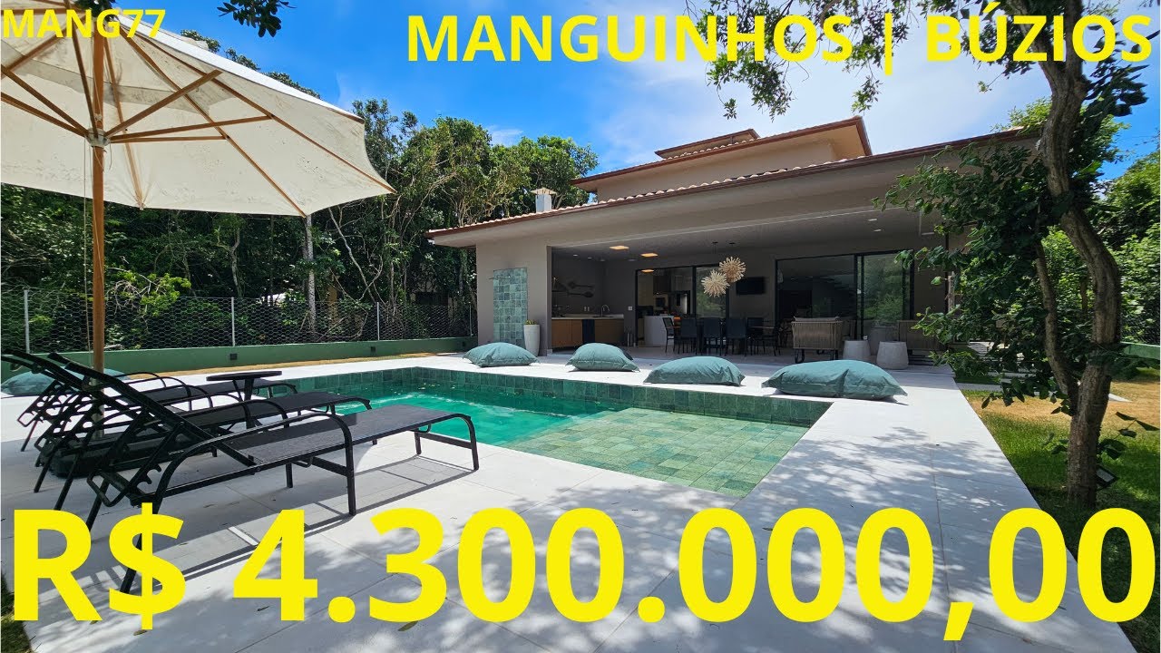 🏡✨ EXCLUSIVIDADE E LUXO EM BÚZIOS – SUA CASA DOS SONHOS EM MANGUINHOS! ✨🏡