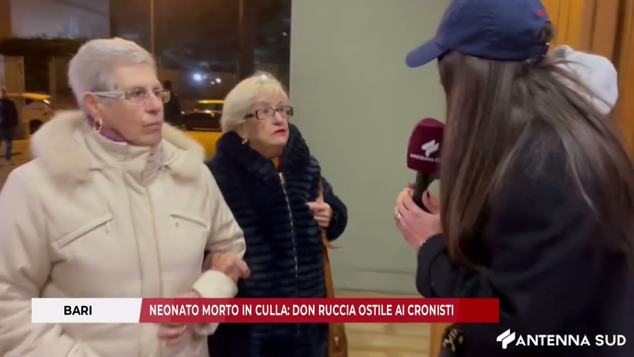 07 GENNAIO 2025 - BARI / NEONATO MORTO IN CULLA: DON RUCCIA OSTILE AI CRONISTI