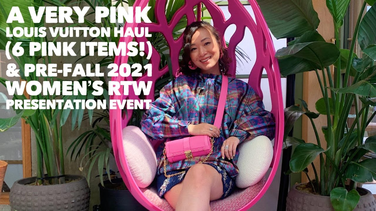 A Very Pink Louis Vuitton Haul & Pre-Fall 2021 Women's RTW Event | Wenwen Stokes