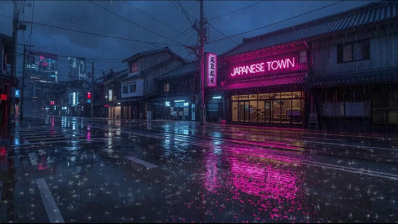 Night Rain Ambience 🌙 Lofi Beats for Focus, Relax & Quiet Moments #50