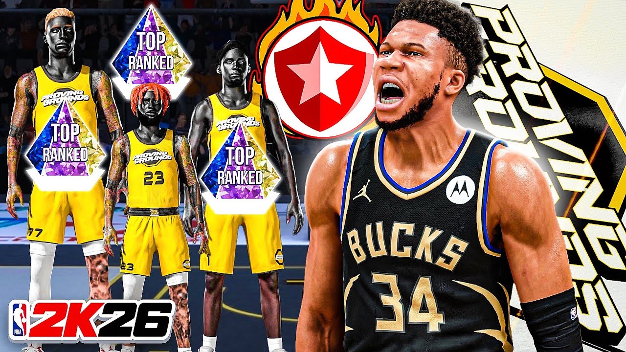 “COMP” RANKED RANDOM 5V5 PROVING GROUNDS is TERRIFYING on NBA 2K26