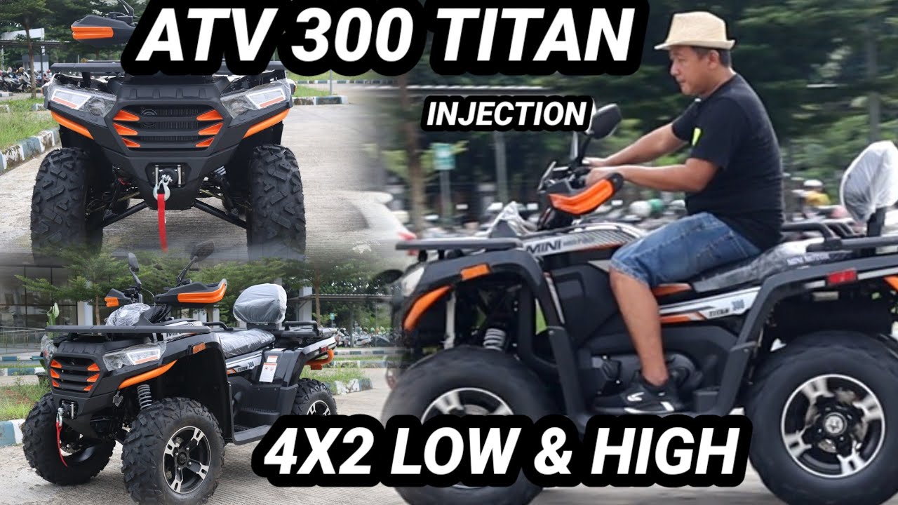 ATV 300 Titan Injection 4X2 с пониженным и повышенным приводом