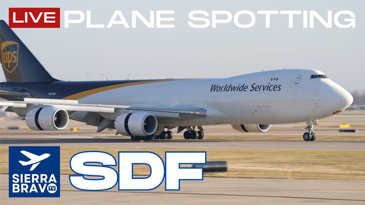 🔴  LIVE Spotting at SDF - Louisville International Airport & UPS Worldport ✈️ March 7, 2024