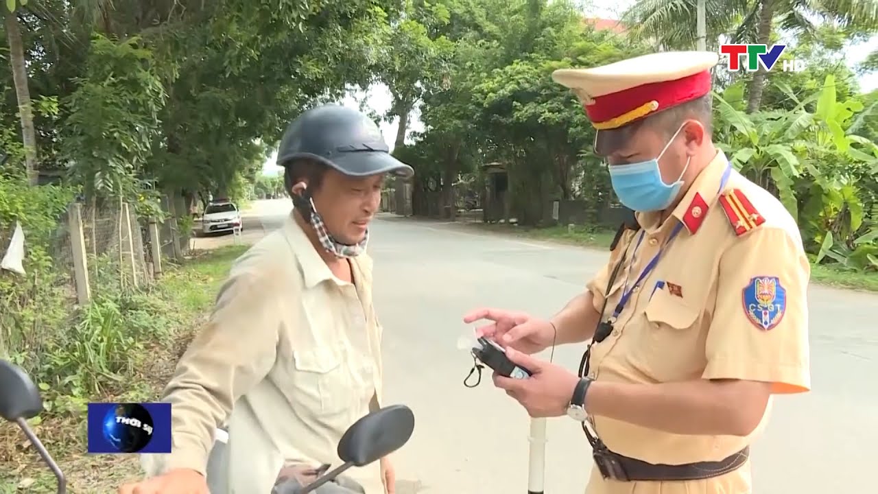 Phòng CSGT Thanh Hóa tăng cường xử lý vi phạm tốc độ và nồng độ cồn | PTTH Thanh Hóa