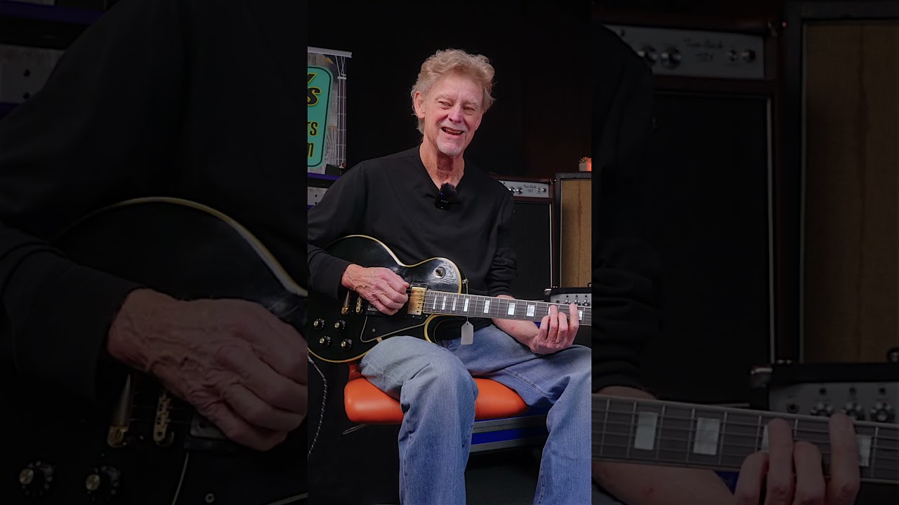 1970 Les Paul Custom Thru a Little Walter Amp