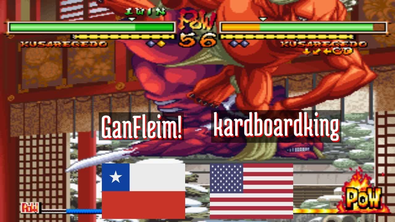 @samsh5sp: GanFleim! (CL) vs kardboardking (US) [Samurai Shodown V Special samsho5 Fightcade] May 8