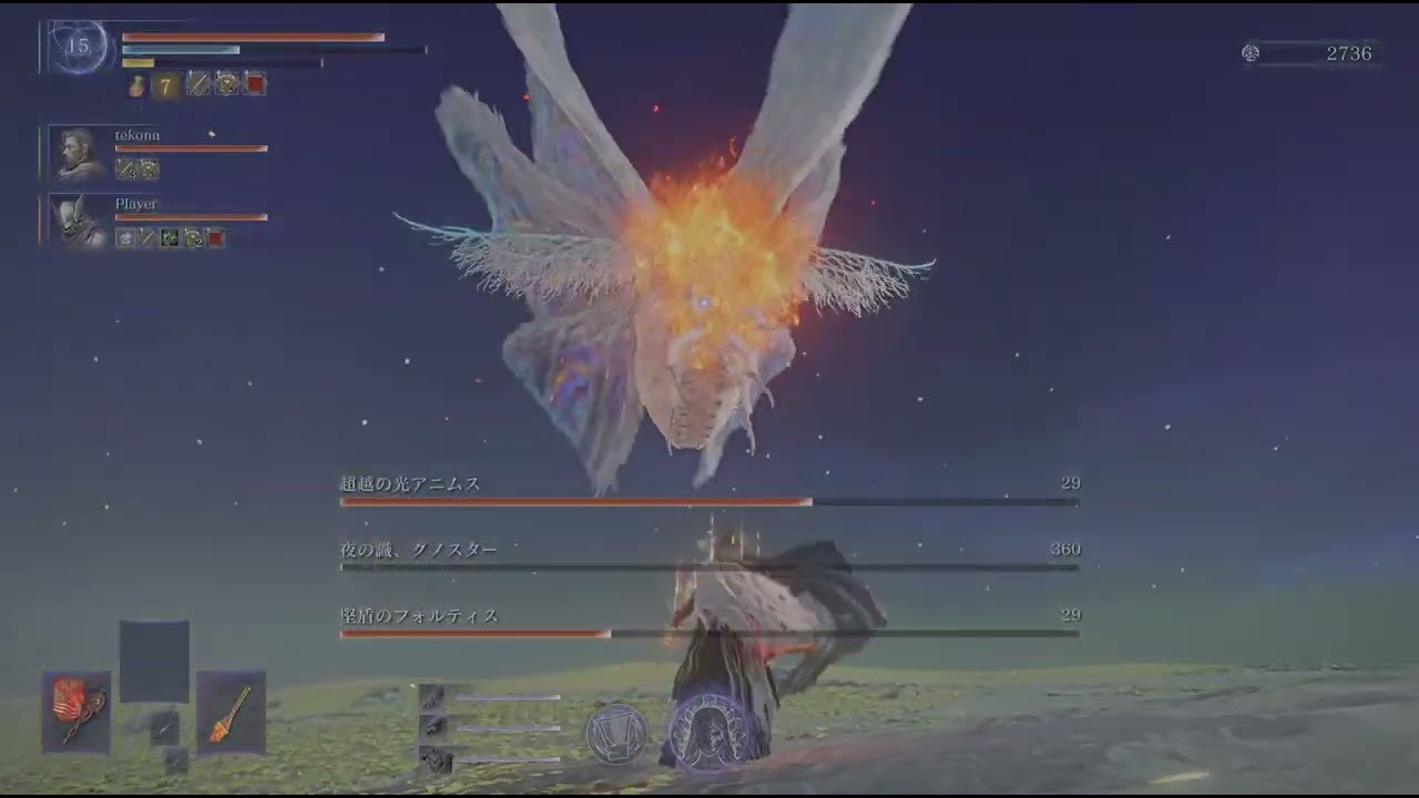 【深度5野良】常夜グノスター とにかく火力で押し切れ！巨人の火 ELDEN RING NIGHTREIGN