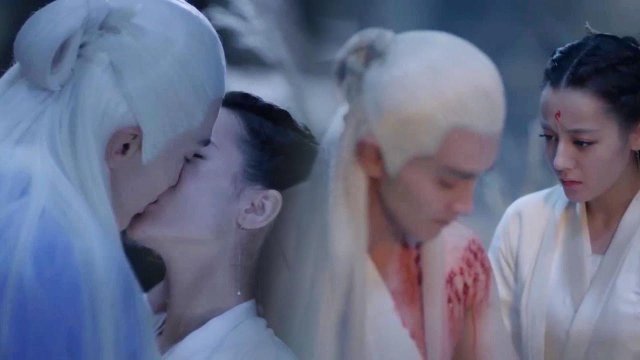 帝君强吻凤九，力气太大根本推不开，凤九：你受伤了躺下让我来！💕#三生三世枕上书  #Eternal Love of Dream#迪丽热巴 #高伟光