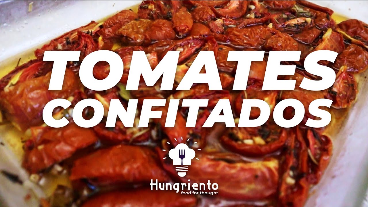 CÓMO HACER TOMATES SECOS CONFITADOS AL HORNO || Receta casera, fácil y económica.