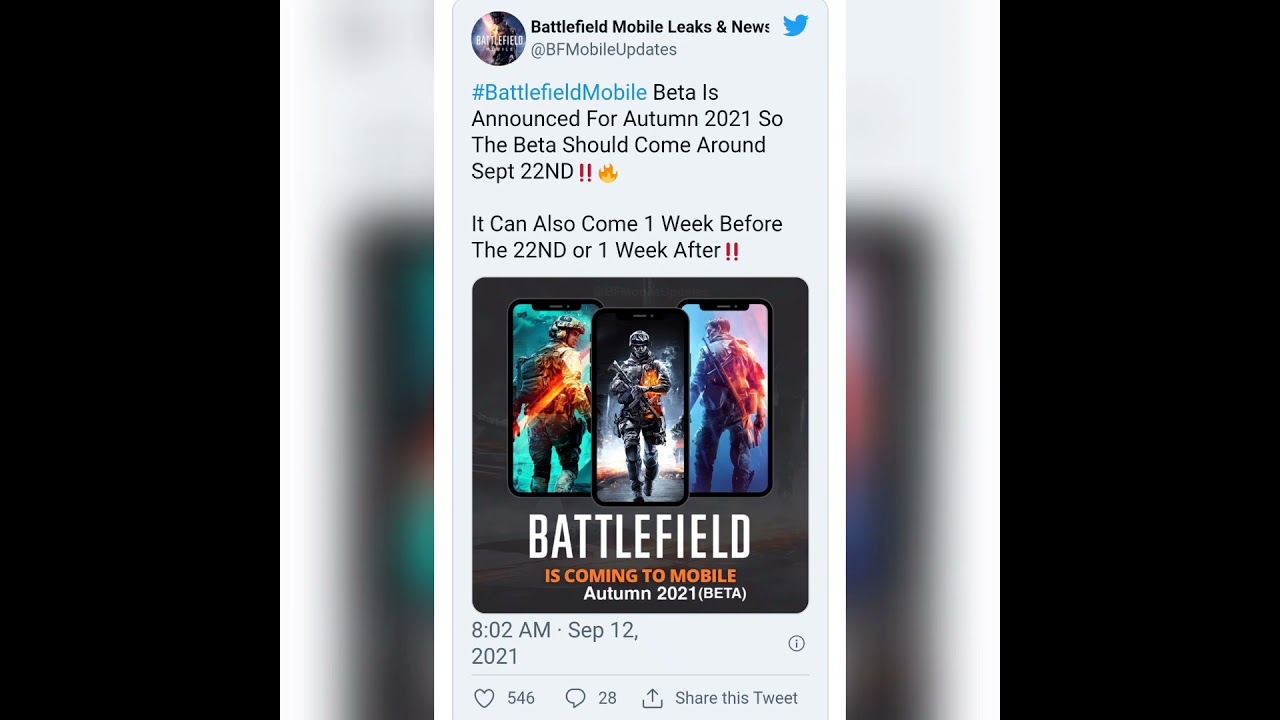 battlefield mobile beta release date.