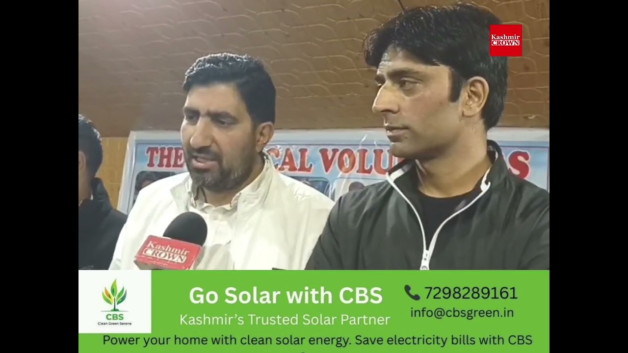 Under the banner of Political Volunteers, like-minded people of Anantnag held a 