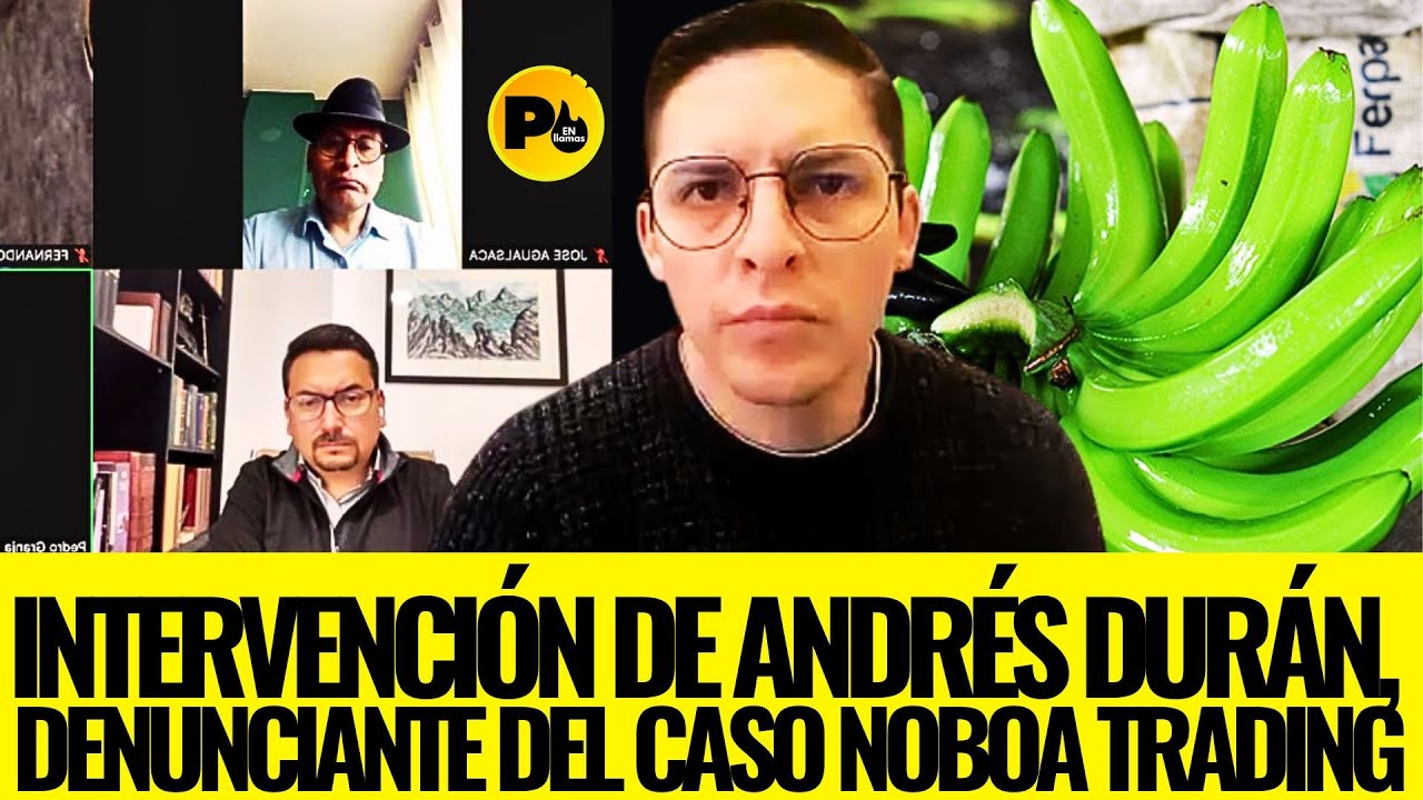 Andr&eacute;s Dur&aacute;n (Periodista) denunciante del Caso NOBOA TRADING ante la Comisi&oacute;n de Justicia de la Asam