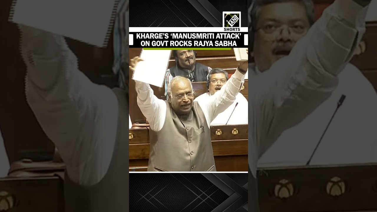 Kharge&rsquo;s &lsquo;manusmriti attack&rsquo; on Government rocks Rajya Sabha during Anti-Paper Leak Bill Debate