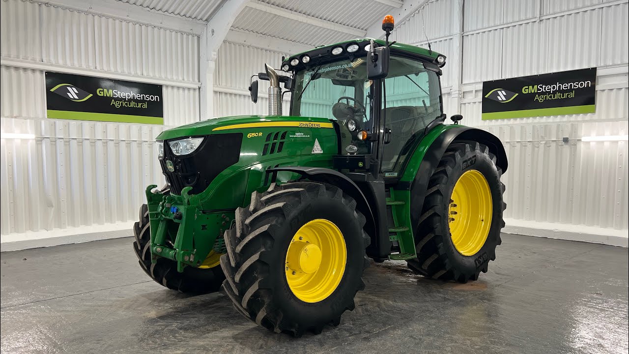 JOHN DEERE 6150R **50K AIR** Full Walk Around Video.