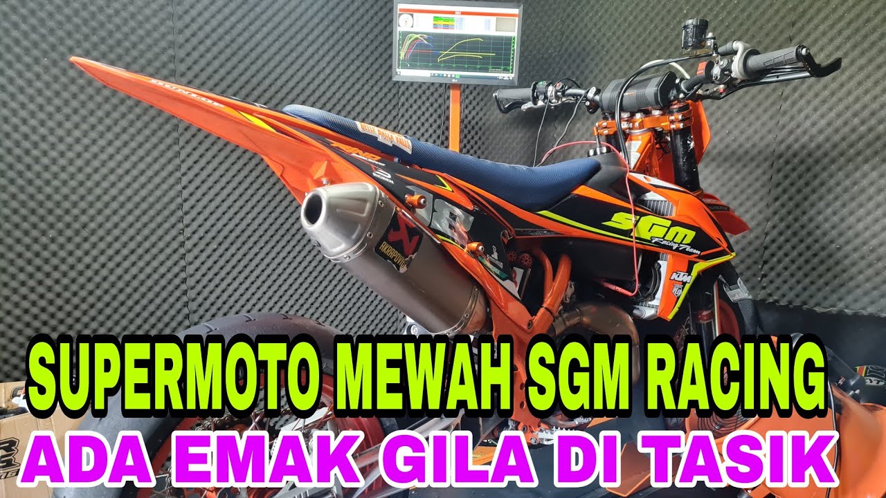 SUPERMOTO SULTAN SGM RACING RATUSAN JUTA ADA EMAK GILA DI TASIK!!!