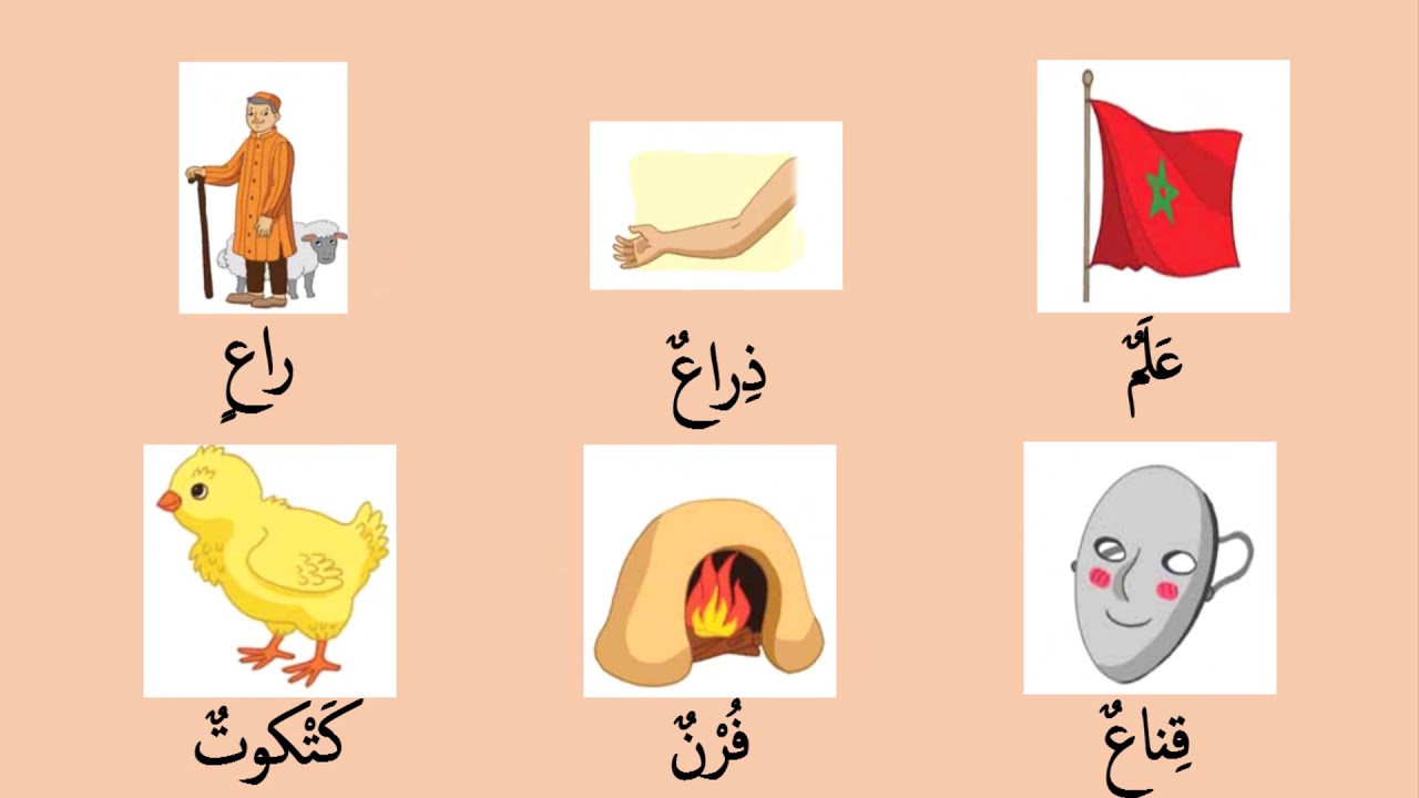 معجم الحروف المتحرك المستوى الأول كتابي في اللغة العربية