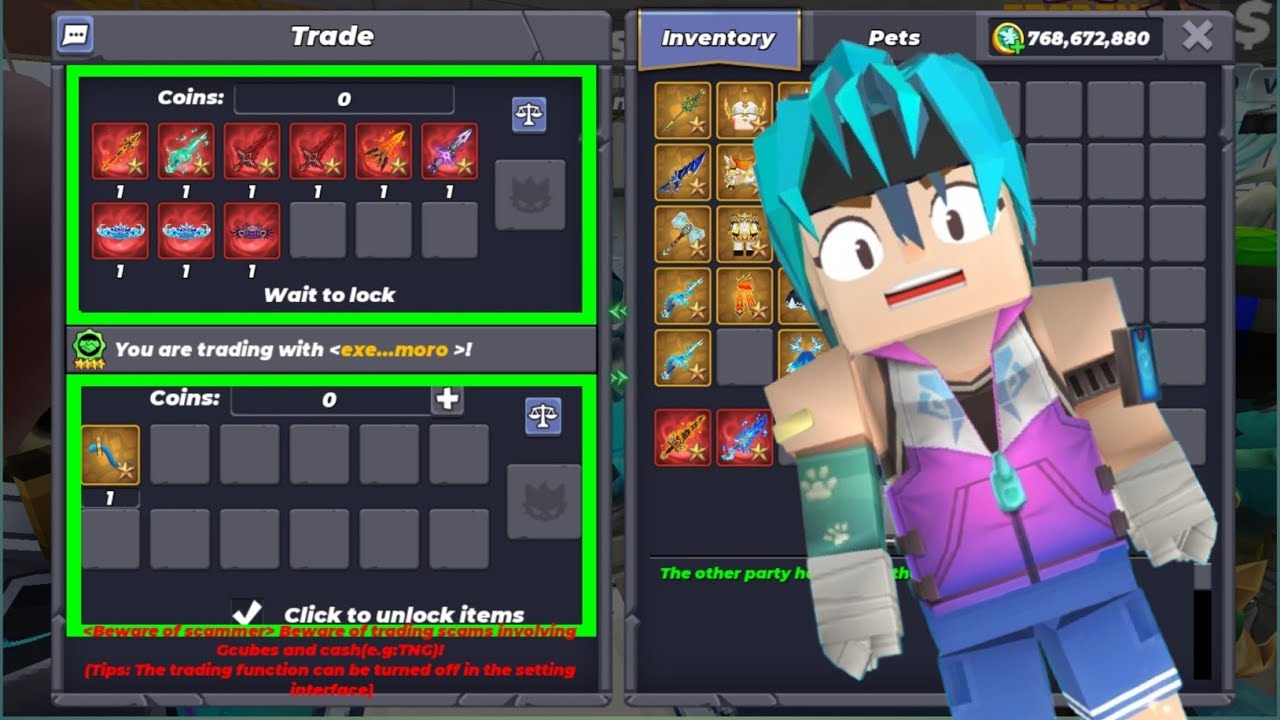 Вот как разбогатеть в Block Man Go Sky Block Trading Video Tanver Gaming